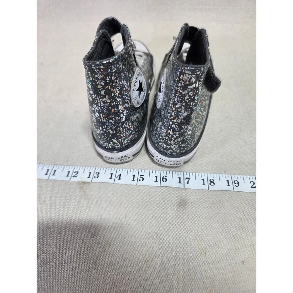 Converse Chuck Taylor All Star Glitter High Top Sneakers Kids Size 2 A11116C